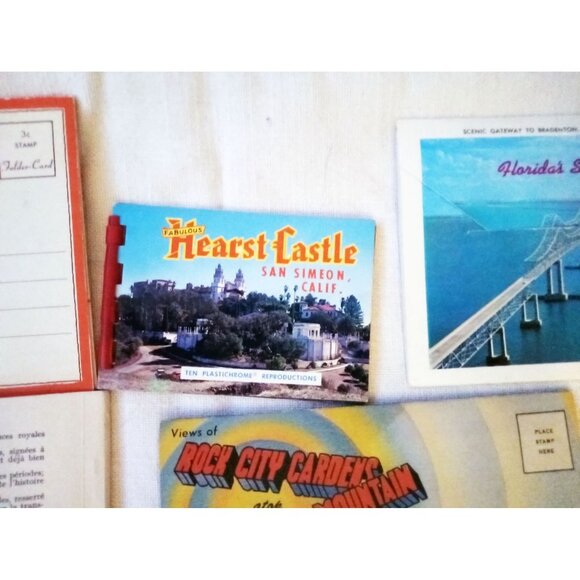 Postcards 7 Unposted Vintage El Rancho Sarasota Rock City Gardens Fontainebleau - Picture 10 of 14